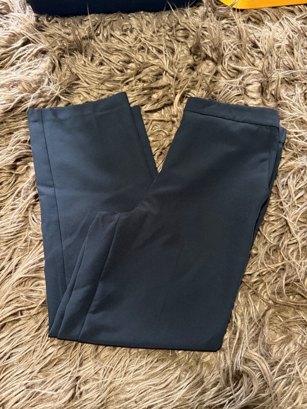 Rachel Zoe Black Straight-Leg Dress Pants
